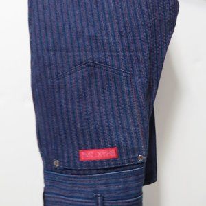 VTG Braxton Stretch Jeans, Striped, Women's 16  946